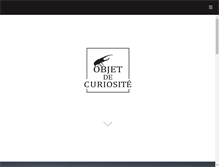 Tablet Screenshot of objetdecuriosite.com